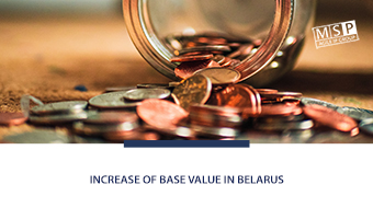 Change of base value in Belarus