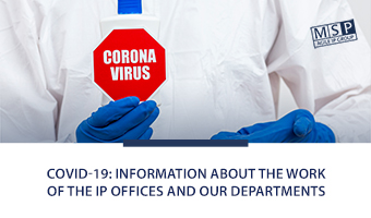 COVID-19: information about the work of the IP offices and our departments