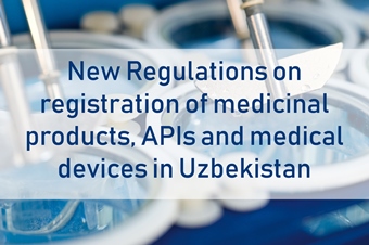 Uzbekistan: news on medicinal products, APIs and medical devices